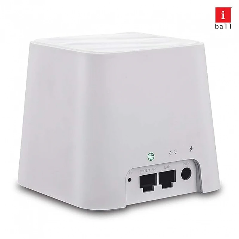 iBall WebWork 1200M Smart AC Whole Home Wi-Fi Mesh Router iB-WRD12EM (White) iBall WebWork 1200M Smart AC Whole Home Wi-Fi Mesh Router iB-WRD12EM (White)