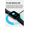 Realme TechLife Watch S100 1.69 HD Display with Temperature Sensor Smartwatch (Black)
