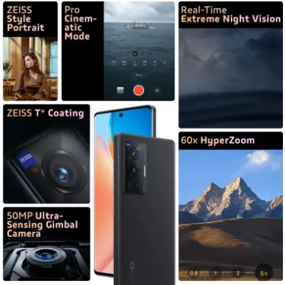 vivo X70 Pro (Cosmic Black 8GB RAM 256 GB Storage Refurbished