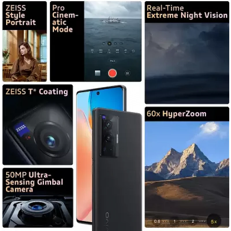 vivo X70 Pro Plus (Enigma Black 12 GB RAM 256 GB) Storage Refurbished