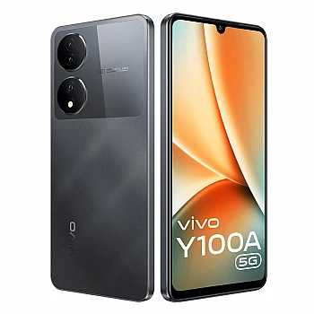 Vivo Y100A 5G (Metal Black, 8GB RAM, 128GB Storage) (Refurbished)