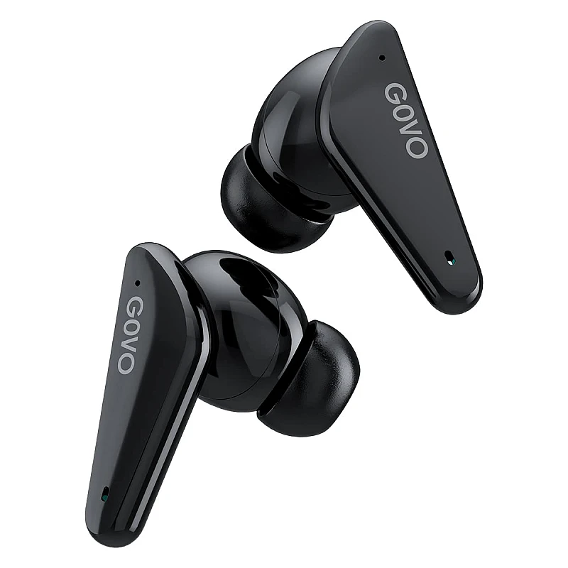 GOVO GOBUDS 600 True Wireless in Ear Earbuds with Mic, ENC, 40H Playtime Black GOVO GOBUDS 600 True Wireless in Ear Earbuds with Mic, ENC, 40H Playtime Black