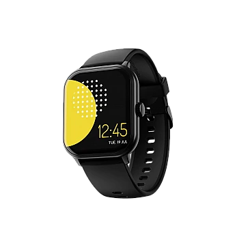 boAt Wave Infinity with 1.85" HD Screen, Functional  Calling Smartwatch  (Black Strap, Free Size)