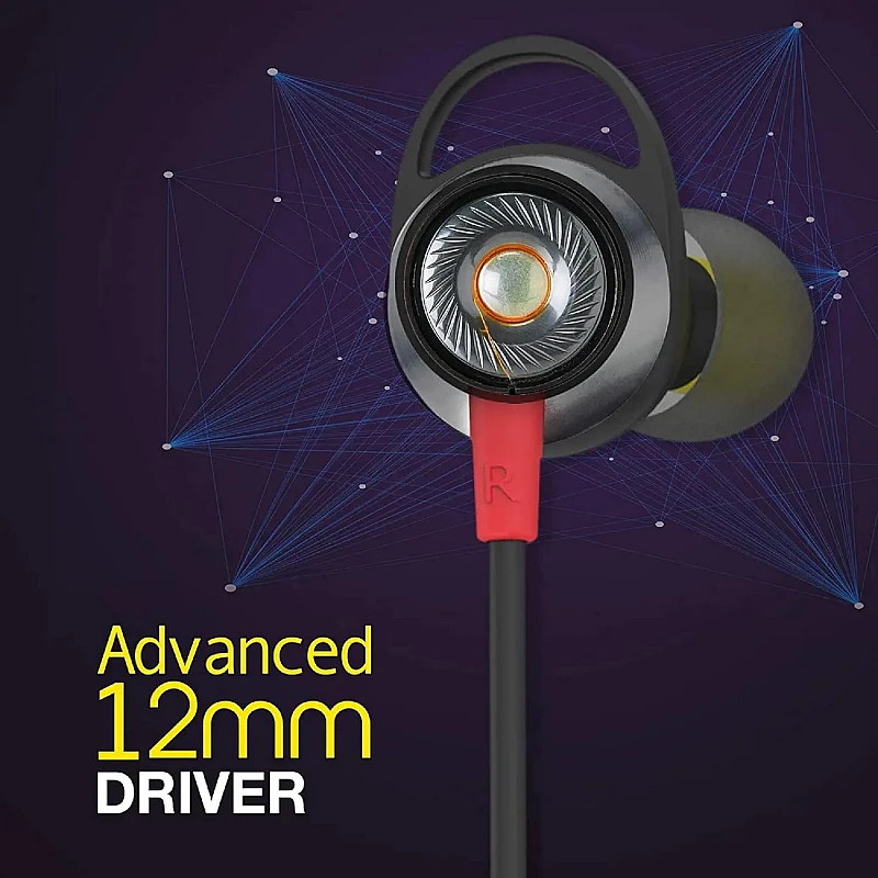 Infinity Glide N120 Bluetooth Wireless In Ear Earphones with Mic Black And Red Infinity Glide N120 Bluetooth Wireless In Ear Earphones with Mic Black And Red