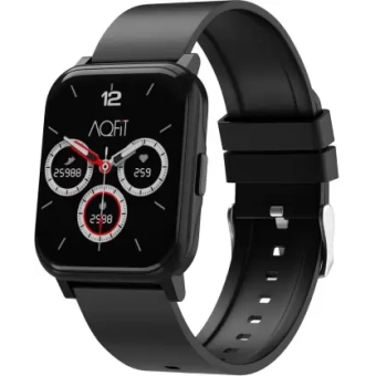 AQFIT W5 Edge 1.7 inch Smartwatch Black