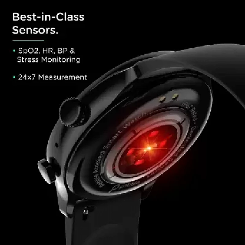 Pebble Cosmos luxe 1.36" AMOLED Always-on Display Bluetooth calling Smartwatch Matte Black Pebble Cosmos luxe 1.36" AMOLED Always-on Display Bluetooth calling Smartwatch Matte Black