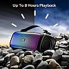 boAt Stone 580 Bluetooth Speaker with 12W RMS Stereo Sound LED Lights Up to 8 HRS Playtime Midnight Black boAt Stone 580 Bluetooth Speaker with 12W RMS Stereo Sound LED Lights Up to 8 HRS Playtime Midnight Black