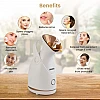 AGARO FS2117 Facial Steamer With Nano Ionic Hot Steaming Technology, 100ML Water Tank Rose Gold AGARO FS2117 Facial Steamer With Nano Ionic Hot Steaming Technology, 100ML Water Tank Rose Gold