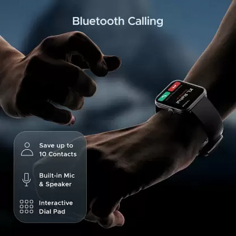 boAt Storm Plus with 1.78'' AMOLED Display, BT Calling, 100+ Sports Modes Smartwatch (Black Strap, Free Size) boAt Storm Plus with 1.78'' AMOLED Display, BT Calling, 100+ Sports Modes Smartwatch (Black Strap, Free Size)