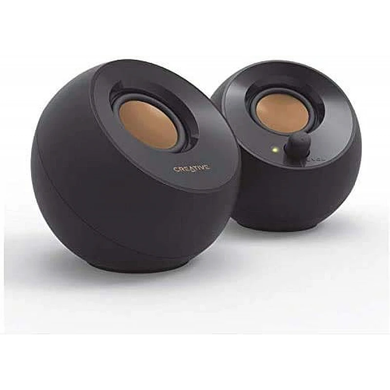 Creative pebble 2.0 usb-powered desktop speakers with far-field drivers and passive radiators for pcs and laptops black Creative pebble 2.0 usb-powered desktop speakers with far-field drivers and passive radiators for pcs and laptops black
