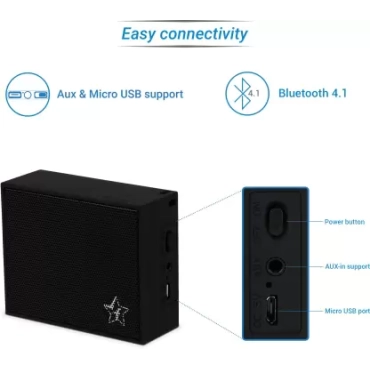 Flipkart SmartBuy 3W Bluetooth Speaker (Black, Mono Channel) Flipkart SmartBuy 3W Bluetooth Speaker (Black, Mono Channel)