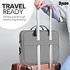 Dyazo Slim Water Resistant Laptop Bag/Briefcase Compatible for Lenovo (Grey) Dyazo Slim Water Resistant Laptop Bag/Briefcase Compatible for Lenovo (Grey)