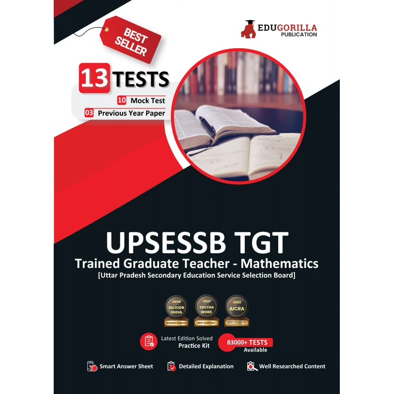 UP TGT Mathematics Book 2023 (English Edition) - 10 Full Length Mock Tests and 3 Previous Year Papers (1600 Solved Questions) UPSESSB with Free Access to Online Tests UP TGT Mathematics Book 2023 (English Edition) - 10 Full Length Mock Tests and 3 Previous Year Papers (1600 Solved Questions) UPSESSB with Free Access to Online Tests
