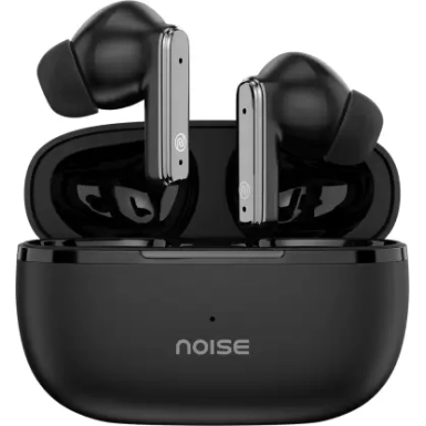 Noise Buds Verve with 45 Hrs Playtime, Environmental Noise Cancellation, Quad Mic Bluetooth Headset  (Carbon Black, True Wireless)