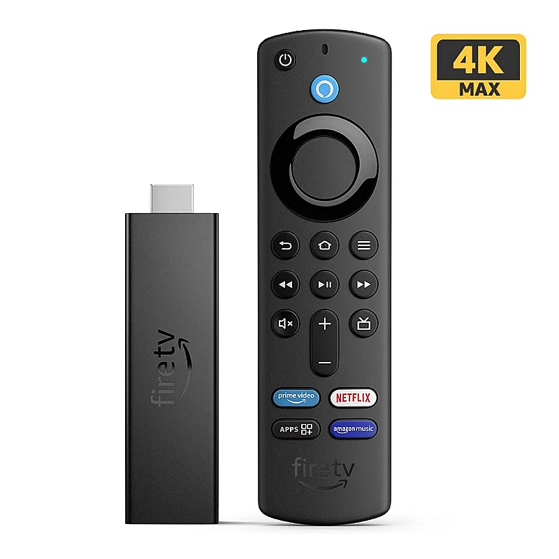 Fire TV Stick 4K Max streaming device, Wi-Fi 6, Alexa Voice Remote includes (TV controls) Fire TV Stick 4K Max streaming device, Wi-Fi 6, Alexa Voice Remote includes (TV controls)