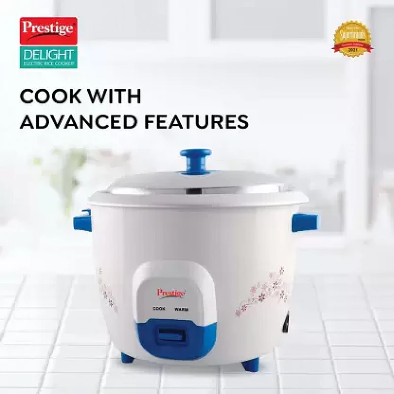 Prestige Atlas Delight Electric Rice Cooker (1 L, Blue) Prestige Atlas Delight Electric Rice Cooker (1 L, Blue)