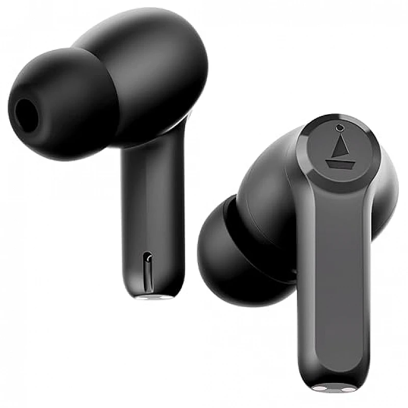 boAt Airdopes 393ANC with Hybrid ANC, Quad Mics ENx & 30 Hours Playback Bluetooth Headset Rogue Black boAt Airdopes 393ANC with Hybrid ANC, Quad Mics ENx & 30 Hours Playback Bluetooth Headset Rogue Black