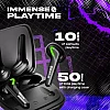 WINGS Phantom 760 Earbuds with Low Latency Game mode, Bluetooth Gaming Headset (Black, In the Ear) WINGS Phantom 760 Earbuds with Low Latency Game mode, Bluetooth Gaming Headset (Black, In the Ear)