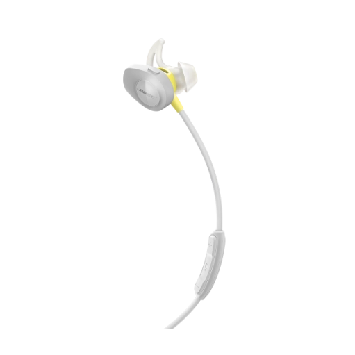 Bose Soundsport Sweatproof Bluetooth Wireless In Ear Earphones With Mic For Running And Sports, White