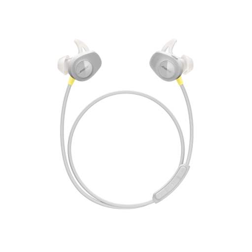 Bose Soundsport Sweatproof Bluetooth Wireless In Ear Earphones With Mic For Running And Sports, White