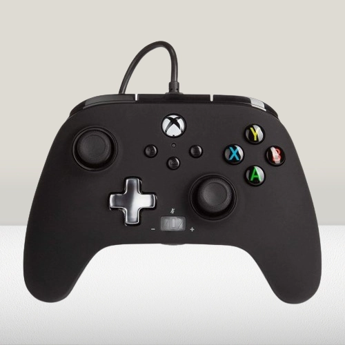 PowerA Enhanced Wired Gaming Controller for Xbox Series X/S and Xbox One, Black (Officially Licensed)