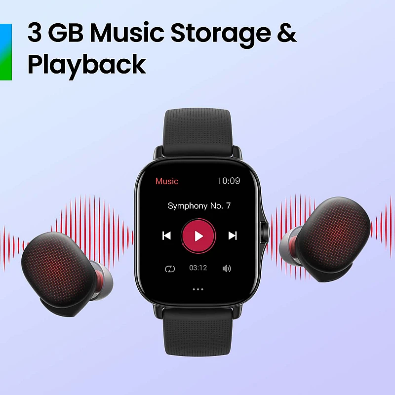 Amazfit GTS 2 New Version Smart Watch with Ultra HD AMOLED Display,, SpO2 & Stress Monitor, Bluetooth Phone Calls (Space Black) Amazfit GTS 2 New Version Smart Watch with Ultra HD AMOLED Display,, SpO2 & Stress Monitor, Bluetooth Phone Calls (Space Black)