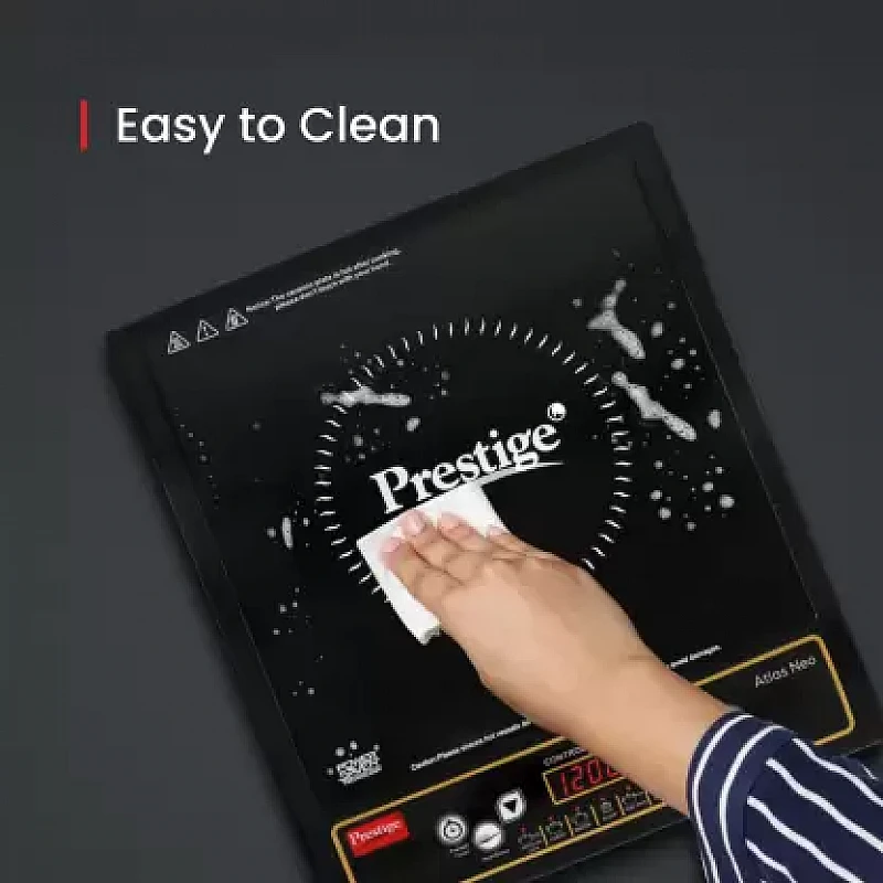Prestige Atlas Neo Induction Cooktop (Black, Push Button) Prestige Atlas Neo Induction Cooktop (Black, Push Button)