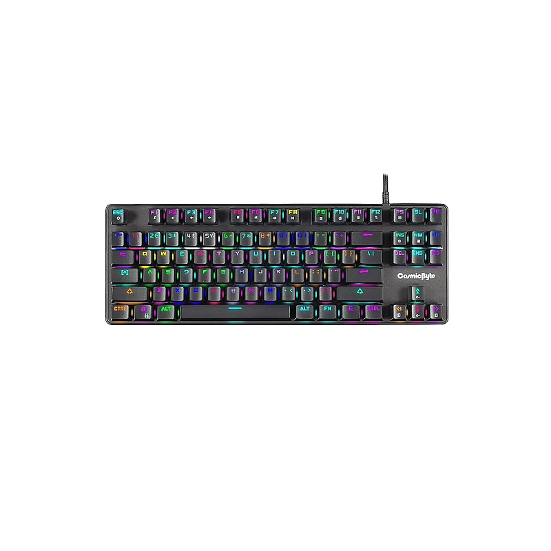 Cosmic Byte CB-GK-18 Firefly RGB Ten-Keyless Keyboard with Outemu Red Switch Black Cosmic Byte CB-GK-18 Firefly RGB Ten-Keyless Keyboard with Outemu Red Switch Black