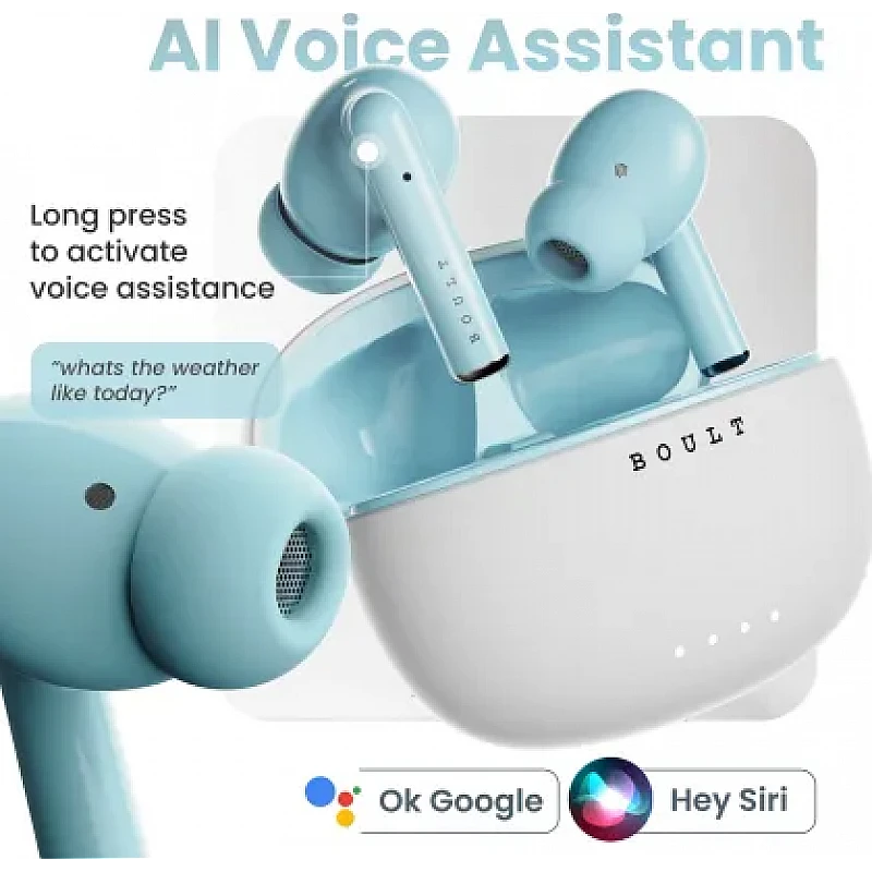 Boult W20 with Zen ENC Mic, 35H Battery Life, Low Latency (Glacier Blue, True Wireless) Boult W20 with Zen ENC Mic, 35H Battery Life, Low Latency (Glacier Blue, True Wireless)