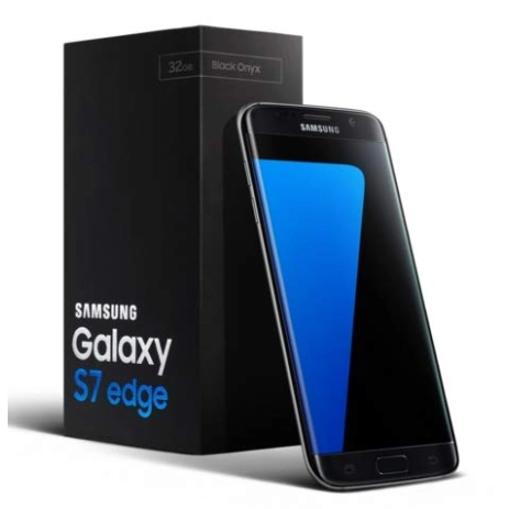 Samsung Galaxy S7 Edge (Black Onyx, 32 GB, 3 GB RAM)  Refurbished