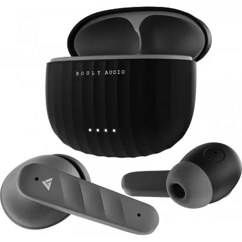 Boult X45 with Quad Mic ENC, 40H Playtime, 45ms (Black, True Wireless) Boult X45 with Quad Mic ENC, 40H Playtime, 45ms (Black, True Wireless)