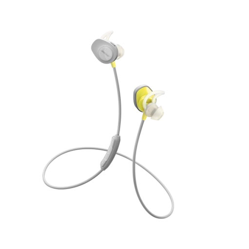 Bose Soundsport Sweatproof Bluetooth Wireless In Ear Earphones With Mic For Running And Sports, White