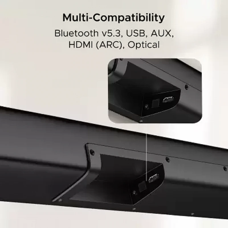 boAt Aavante Bar 2000 Pro with Wireless Subwoofer 200 W Bluetooth Soundbar Black boAt Aavante Bar 2000 Pro with Wireless Subwoofer 200 W Bluetooth Soundbar Black