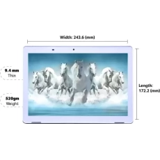 Acer One 4 GB RAM 64 GB ROM 10.1 Inch with Wi-Fi+4G Tablet (Rear: Rose Gold, Front: White)
