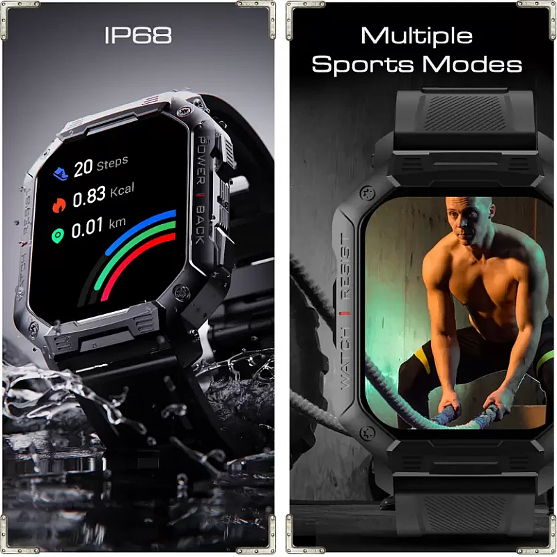 boAt Wave Force with 1.83 inch HD Display and Bluetooth Calling Smartwatch (Black Strap, Free Size) boAt Wave Force with 1.83 inch HD Display and Bluetooth Calling Smartwatch (Black Strap, Free Size)