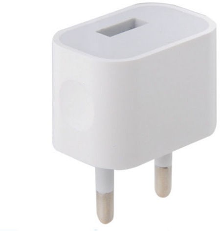 Apple High Speed Fast Charger 1 A Mobile Charger with Detachable Cable   (White)