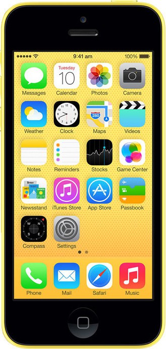 Apple iPhone 5C (8 GB, Yellow) (Refurbished)