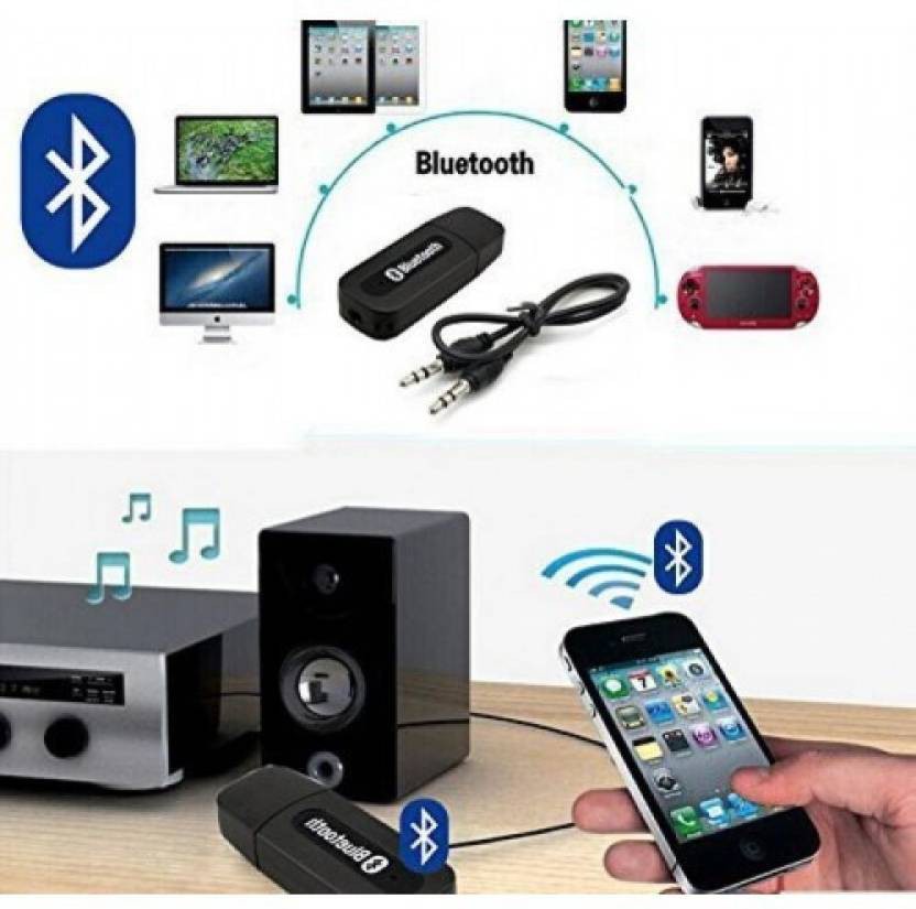 Blackbear v4.1 Car Bluetooth Device with 3.5mm Connector Audio Receiver MP3 Player (Black)