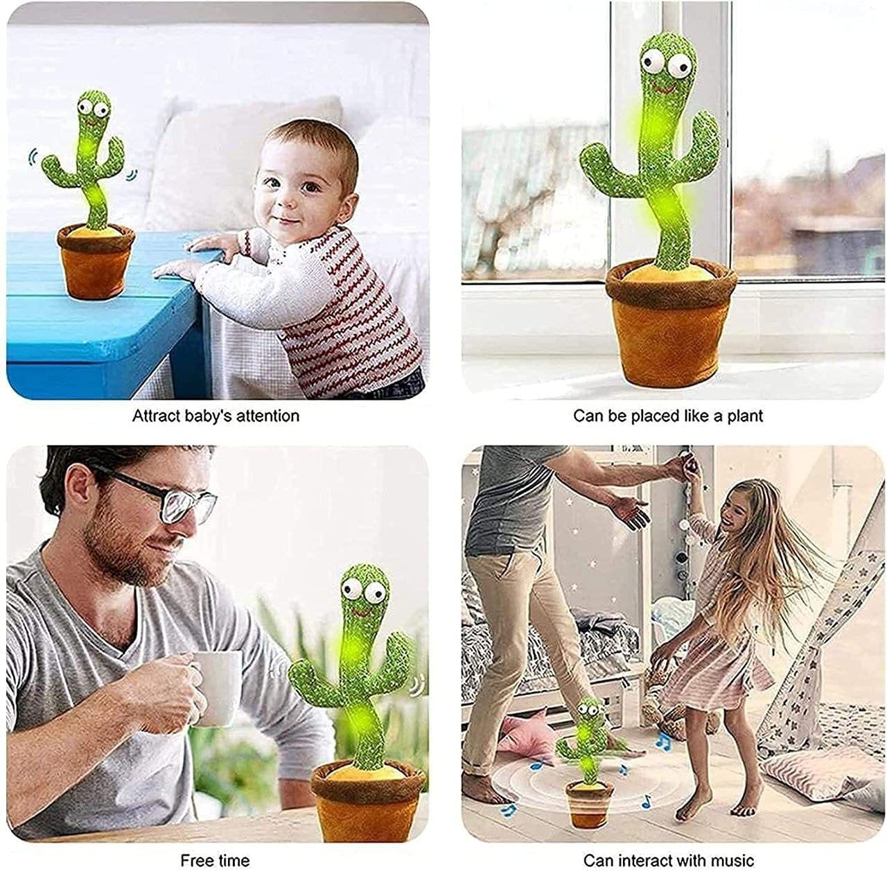 Kiddie Castle Dancing Cactus Talking Toy