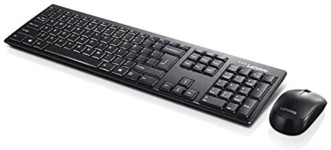 Lenovo KB MICE_BO Wireless combo 100 Eng Wireless Laptop Keyboard   (Black)