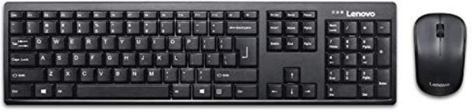 Lenovo KB MICE_BO Wireless combo 100 Eng Wireless Laptop Keyboard   (Black)