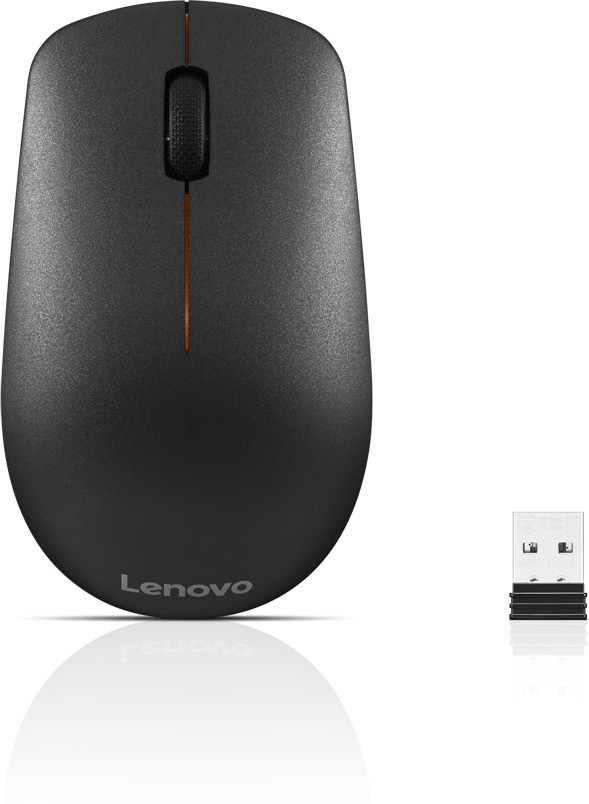 Lenovo mice_bo 400 mouse(model l300) Wireless Optical Mouse   (2.4GHz Wireless, Black)