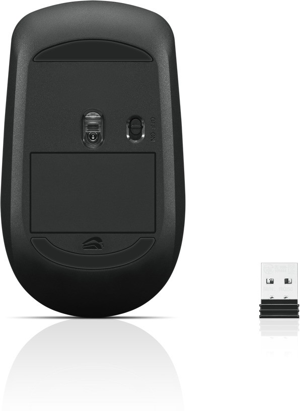 Lenovo mice_bo 400 mouse(model l300) Wireless Optical Mouse   (2.4GHz Wireless, Black)