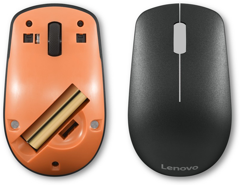 Lenovo mice_bo 400 mouse(model l300) Wireless Optical Mouse   (2.4GHz Wireless, Black)