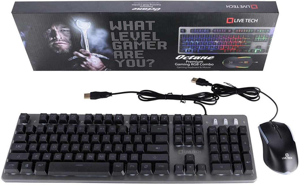 Live Tech Octane Gaming RGB Combo Combo Set