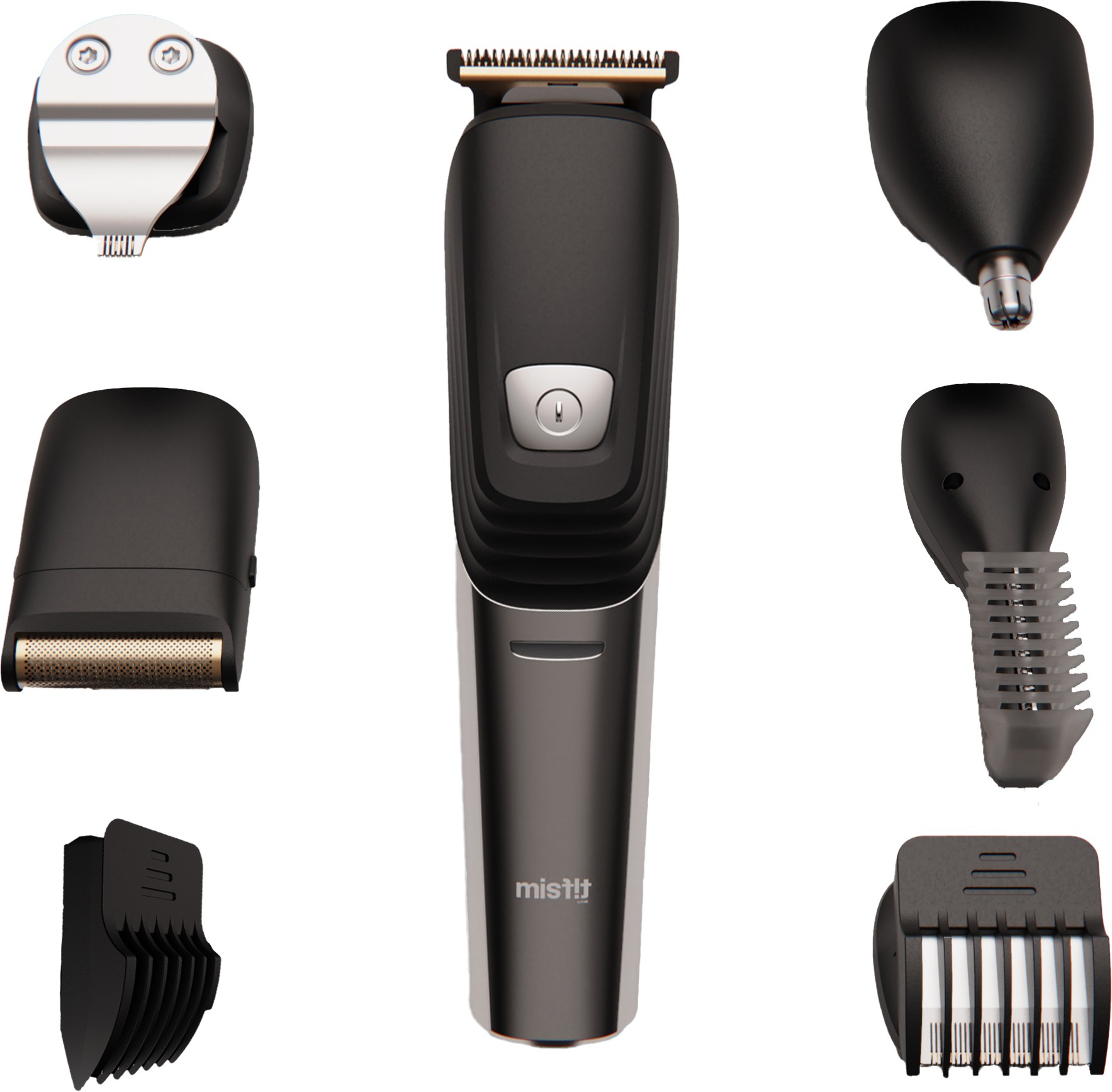 Misfit by boat t200 runtime 120 mins 6-in-1 trimmer for men black