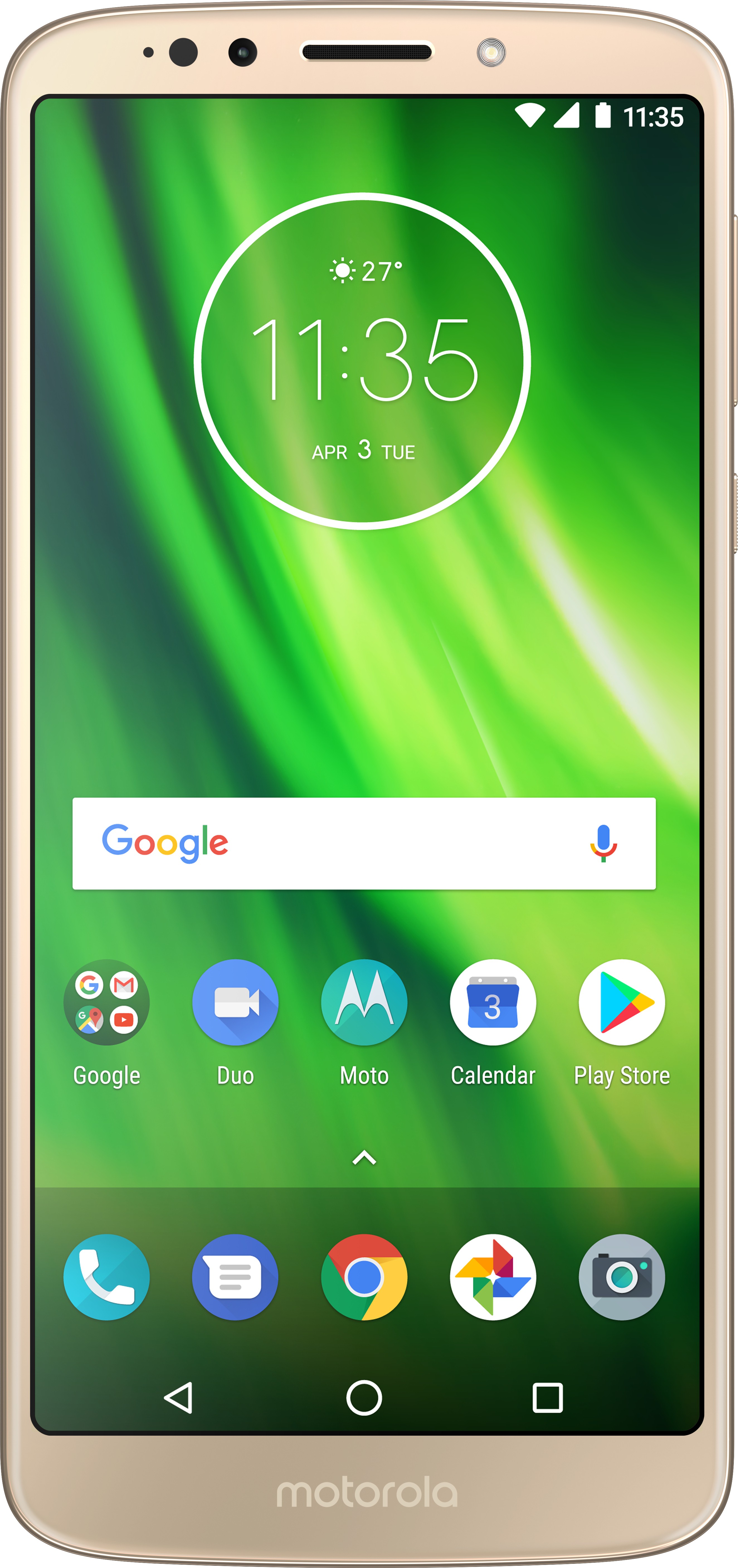 Moto G6 Play (Fine Gold, 64 GB) (4 GB RAM) refurbished