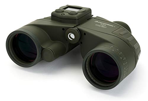 Celestron 71422 Cavalry 7x50 GPS Binocular (Olive Green)