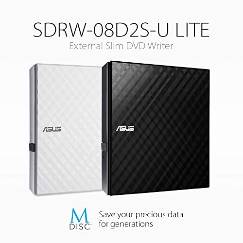 ASUS External Slim DVD-RW (SDRW-08D2S-U LITE)