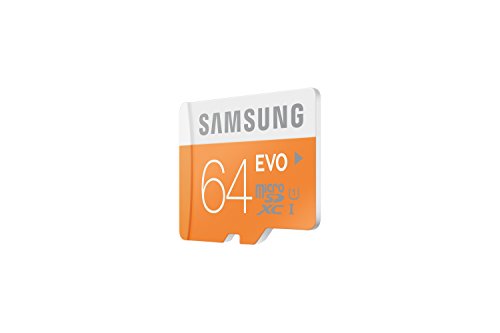 Samsung MB-MP64DAEU 64GB, MicroSDXC EVO"48 MB/s, Orange, White,